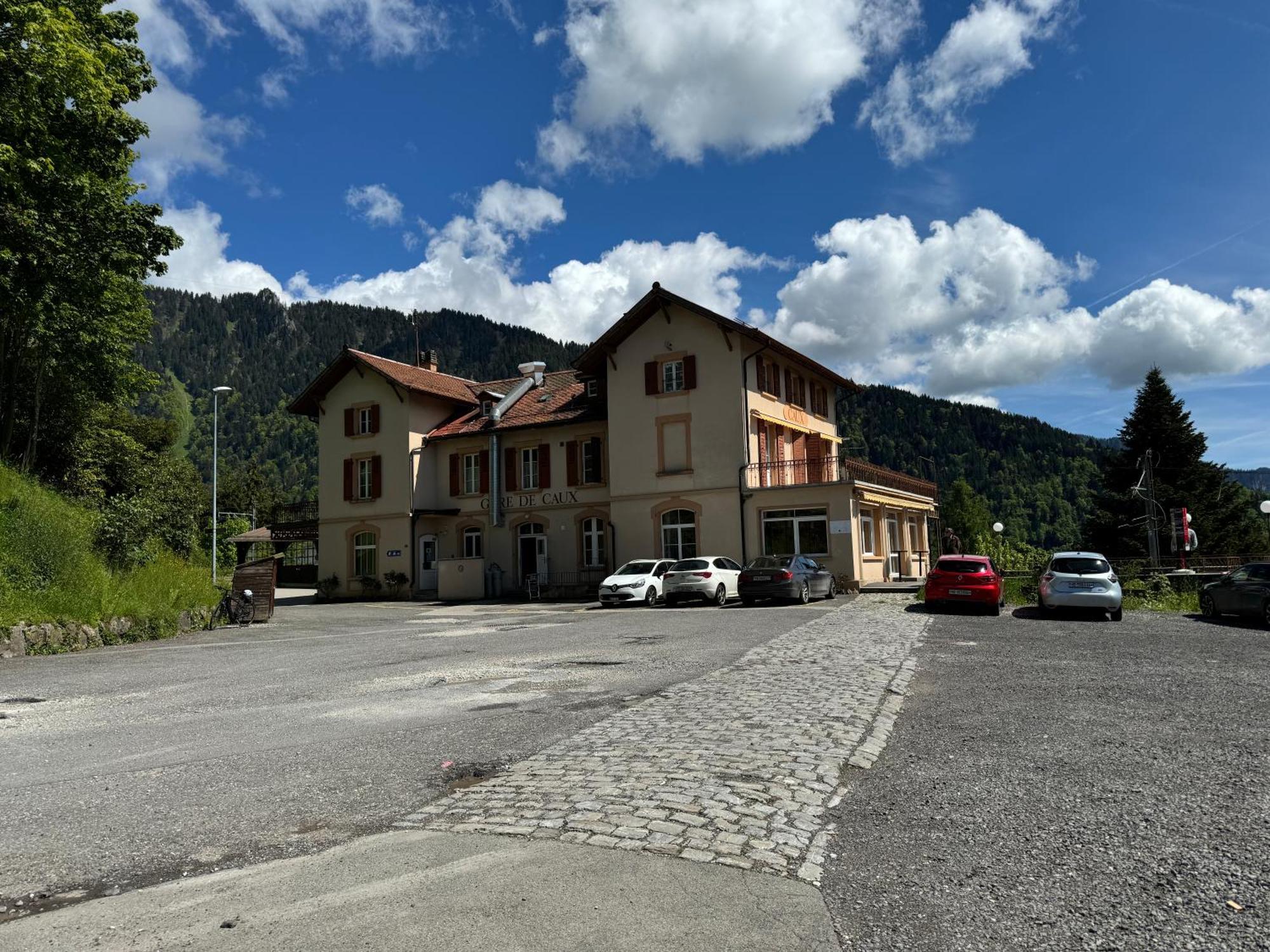 Buffet De La Gare Hotell Montreux Eksteriør bilde